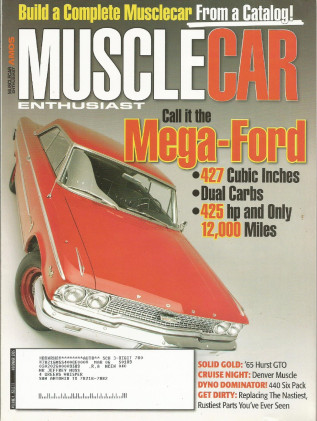 MUSCLECAR ENTHUSIAST 2005 NOV - 440-6, HURST GTO, SS396, 427R GALAXIE